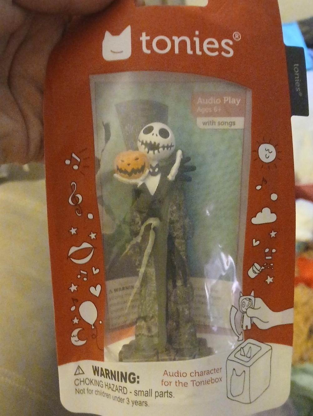 Tonies Jack Skellington Audio Character - Black/White